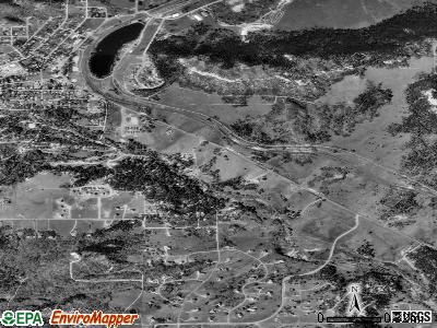 Zip code 80133 satellite photo by USGS