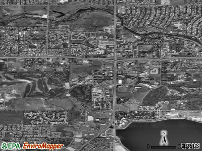 Zip code 80235 satellite photo by USGS