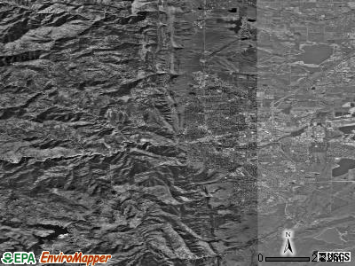 Zip code 80302 satellite photo by USGS