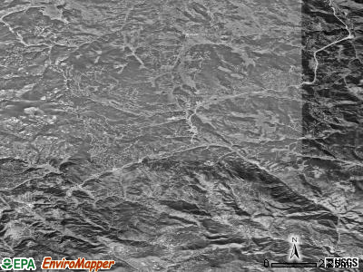 Zip code 80433 satellite photo by USGS