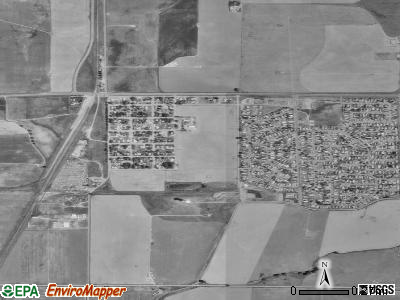 Zip code 80514 satellite photo by USGS
