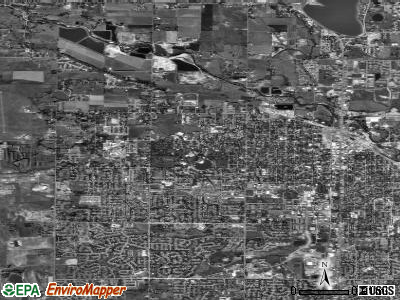 Zip code 80521 satellite photo by USGS