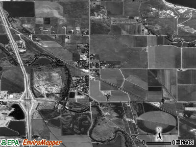 Zip code 80547 satellite photo by USGS