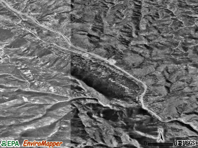 Zip code 80809 satellite photo by USGS
