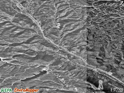 Zip code 80819 satellite photo by USGS