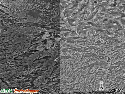 Zip code 80860 satellite photo by USGS