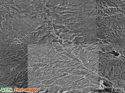Zip code 80863 satellite photo by USGS