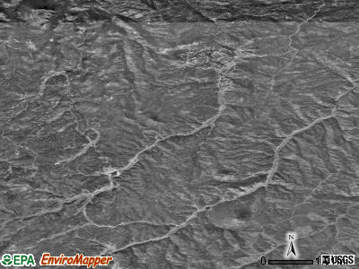 Zip code 80866 satellite photo by USGS