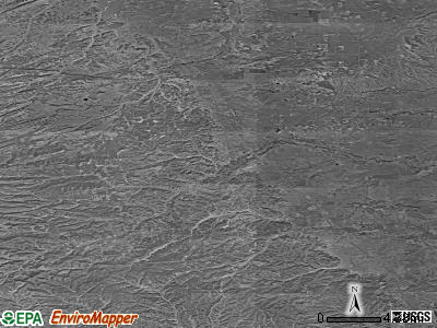 Zip code 81020 satellite photo by USGS