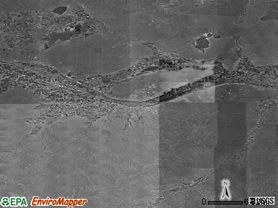 Zip code 81050 satellite photo by USGS