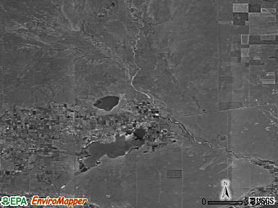 Zip code 81076 satellite photo by USGS