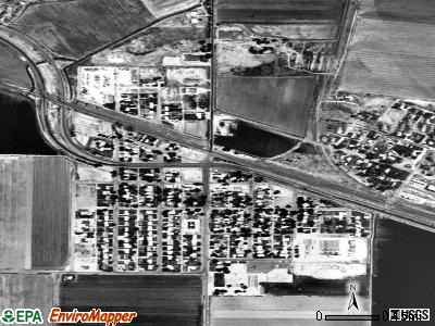 Zip code 81077 satellite photo by USGS