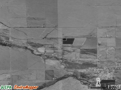 Zip code 81124 satellite photo by USGS