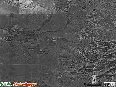 Zip code 81133 satellite photo by USGS