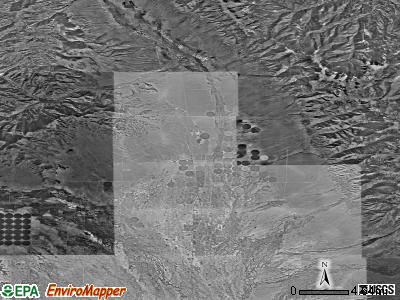 Zip code 81143 satellite photo by USGS