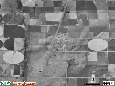 Zip code 81146 satellite photo by USGS