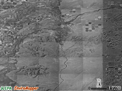 Zip code 81151 satellite photo by USGS