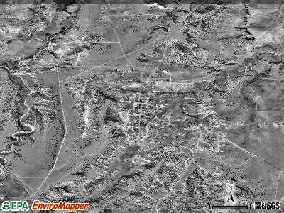 Zip code 81221 satellite photo by USGS