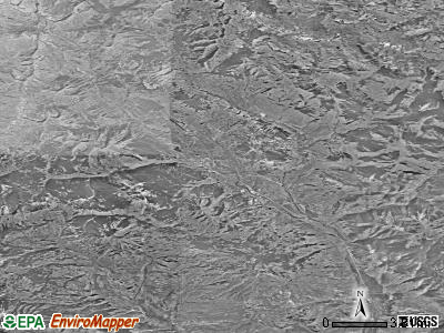 Zip code 81224 satellite photo by USGS