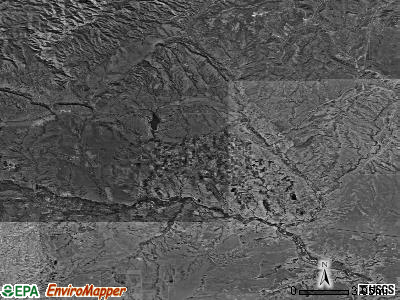 Zip code 81240 satellite photo by USGS