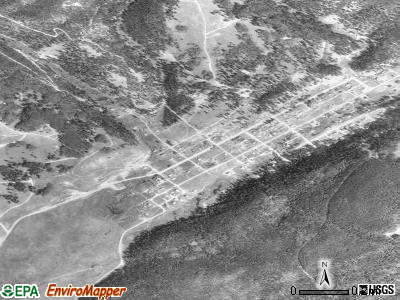 Zip code 81241 satellite photo by USGS