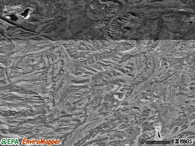 Zip code 81244 satellite photo by USGS