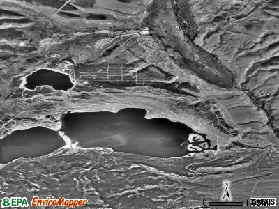 Zip code 81251 satellite photo by USGS