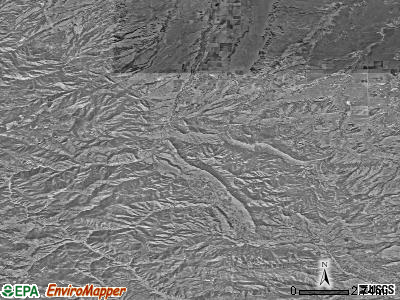 Zip code 81253 satellite photo by USGS