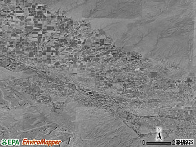 Zip code 81505 satellite photo by USGS