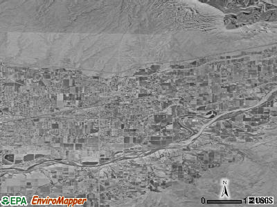 Zip code 81520 satellite photo by USGS