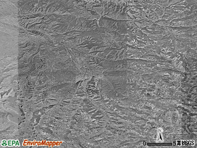 Zip code 81611 satellite photo by USGS