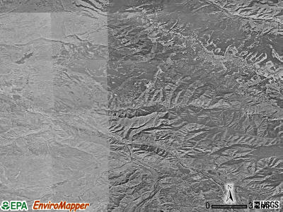 Zip code 81621 satellite photo by USGS