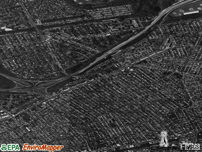 Zip code 11427 satellite photo by USGS