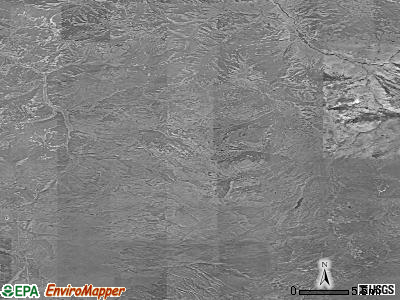 Zip code 82190 satellite photo by USGS
