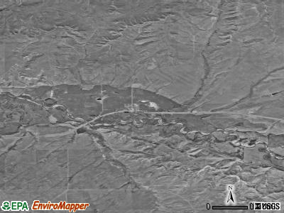 Zip code 82323 satellite photo by USGS