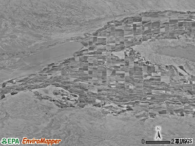 Zip code 82411 satellite photo by USGS