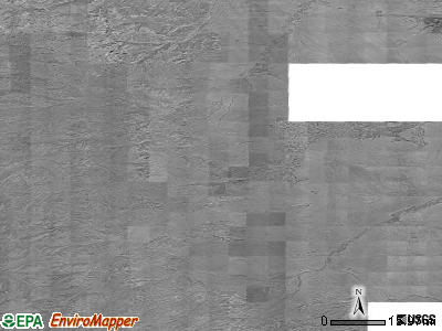 Zip code 82414 satellite photo by USGS