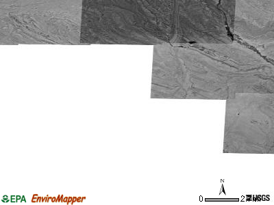 Zip code 82420 satellite photo by USGS