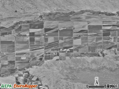 Zip code 82422 satellite photo by USGS