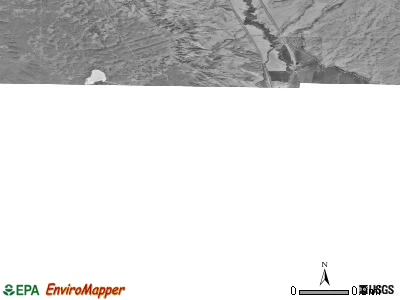 Zip code 82423 satellite photo by USGS