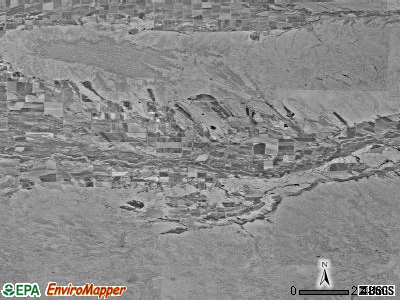 Zip code 82434 satellite photo by USGS