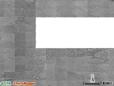 Zip code 82435 satellite photo by USGS