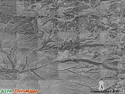 Zip code 82441 satellite photo by USGS