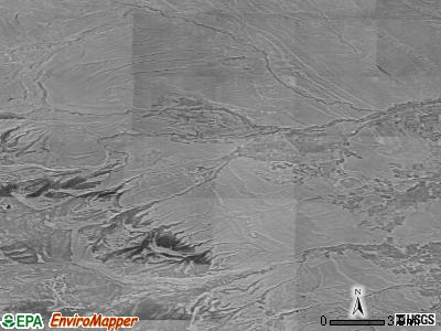 Zip code 82514 satellite photo by USGS