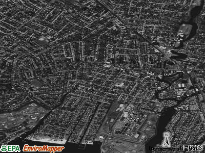 Zip code 11518 satellite photo by USGS