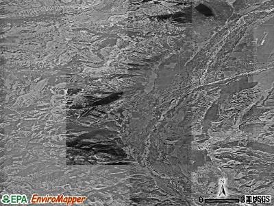 Zip code 83014 satellite photo by USGS