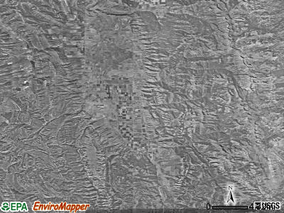 Zip code 83110 satellite photo by USGS