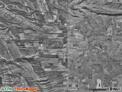 Zip code 83111 satellite photo by USGS
