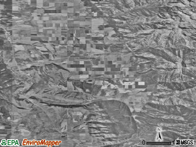 Zip code 83112 satellite photo by USGS