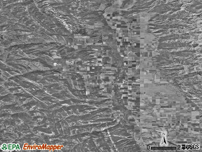 Zip code 83120 satellite photo by USGS